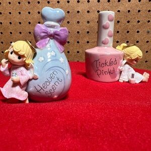 Precious Moments  'Heaven Scent' Bottle with Pink Nail Polish Accent